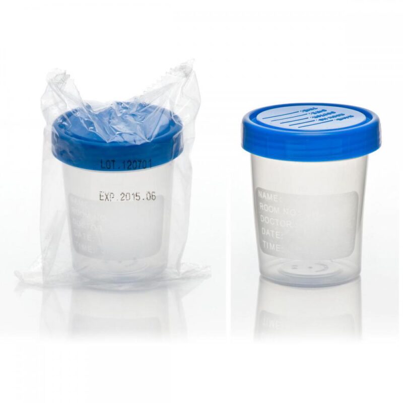 35ml Specimen Jar 39 x 58mm & Spoon (500/box) - Image 2